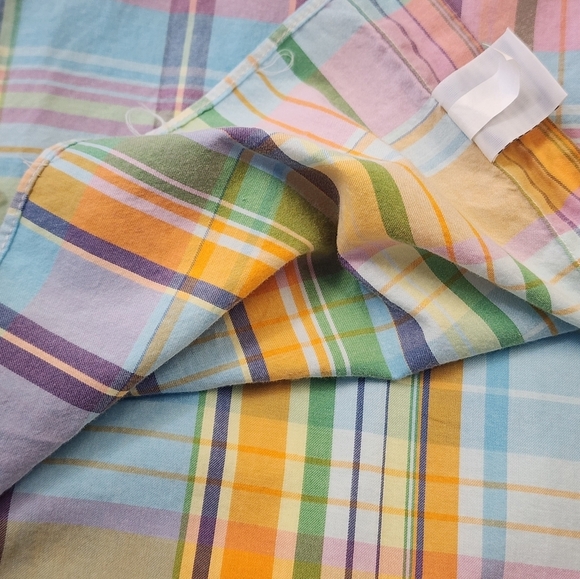 Ralph Lauren Men's Multicolor Plaid Shirt Beach Twill Sleeves Shirt, sz 2XL - Picture 10 of 16